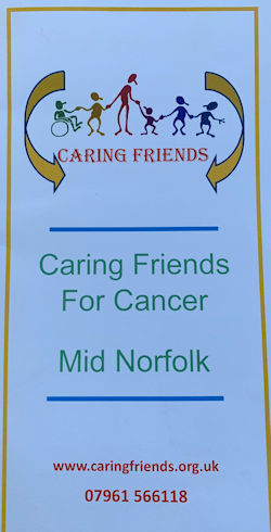 Caring Friends for Cancer leaflet