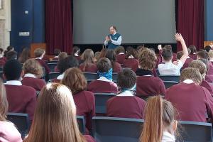 George Freeman MP visits Litcham School