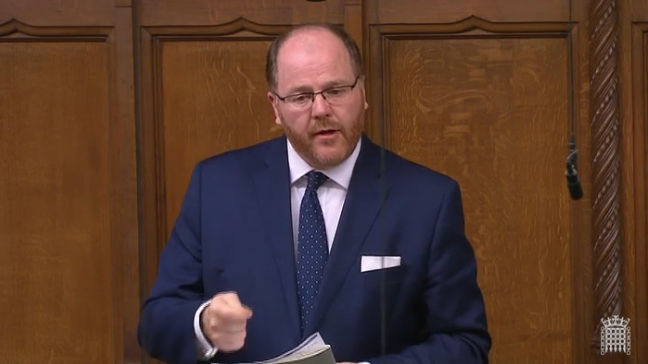 George Freeman MP speaking in the House of Commons