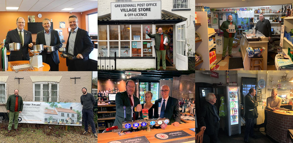 George Freeman MP visiting local businesses