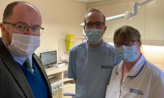 George Freeman MP visits Plummer and Associates Dental Surgery in Wymondham
