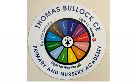 Thomas Bullock CE Primary and Nursery Academy Logo